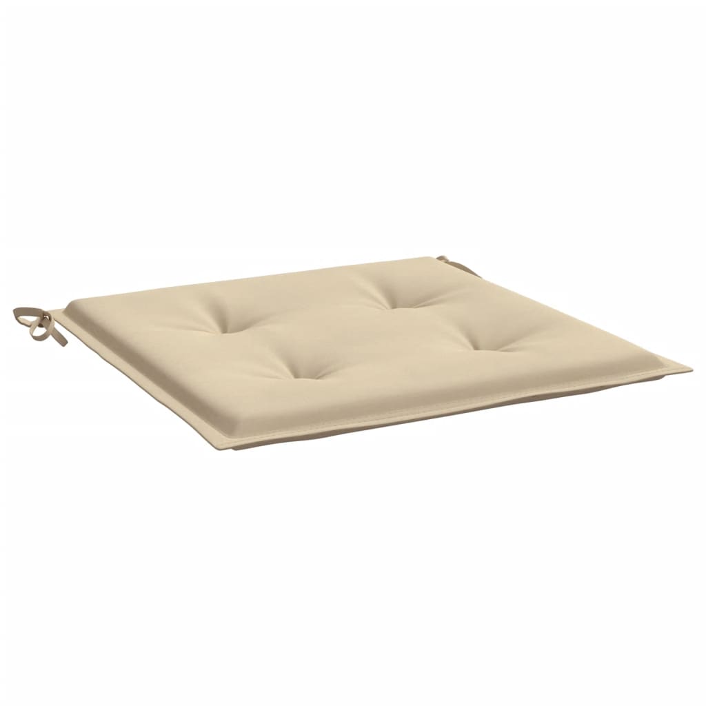 Stolsdynor 2 st beige 50x50x4 cm oxfordtyg