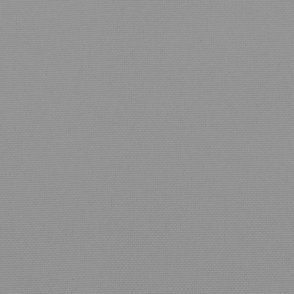 Bänkdyna för trädgården grå 200x50x4 cm oxfordtyg