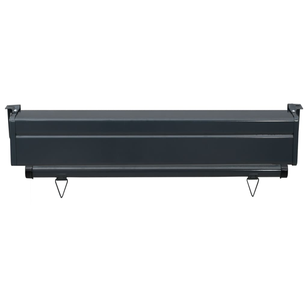 Balkongmarkis 85x250 cm svart