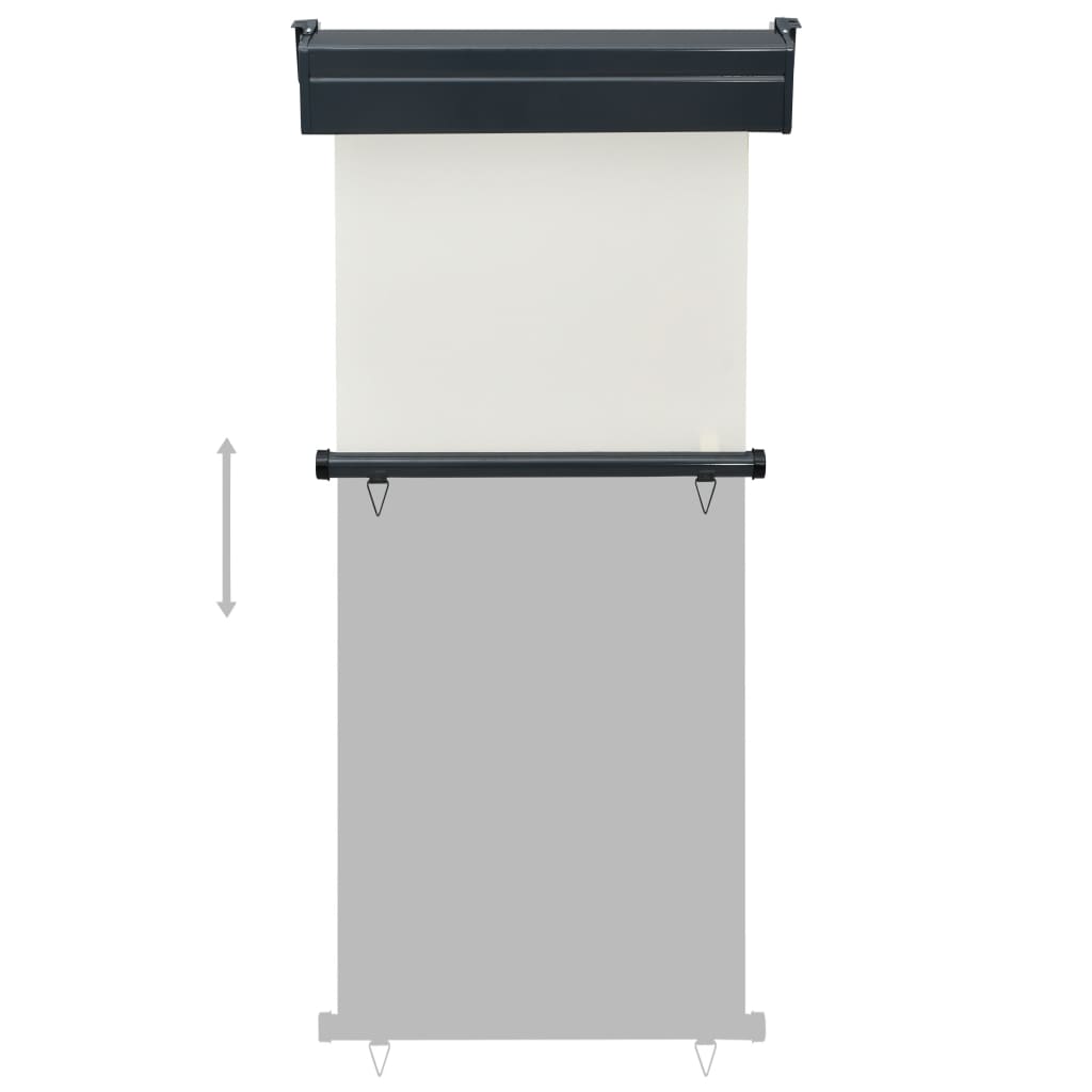 Balkongmarkis 85x250 cm gräddvit