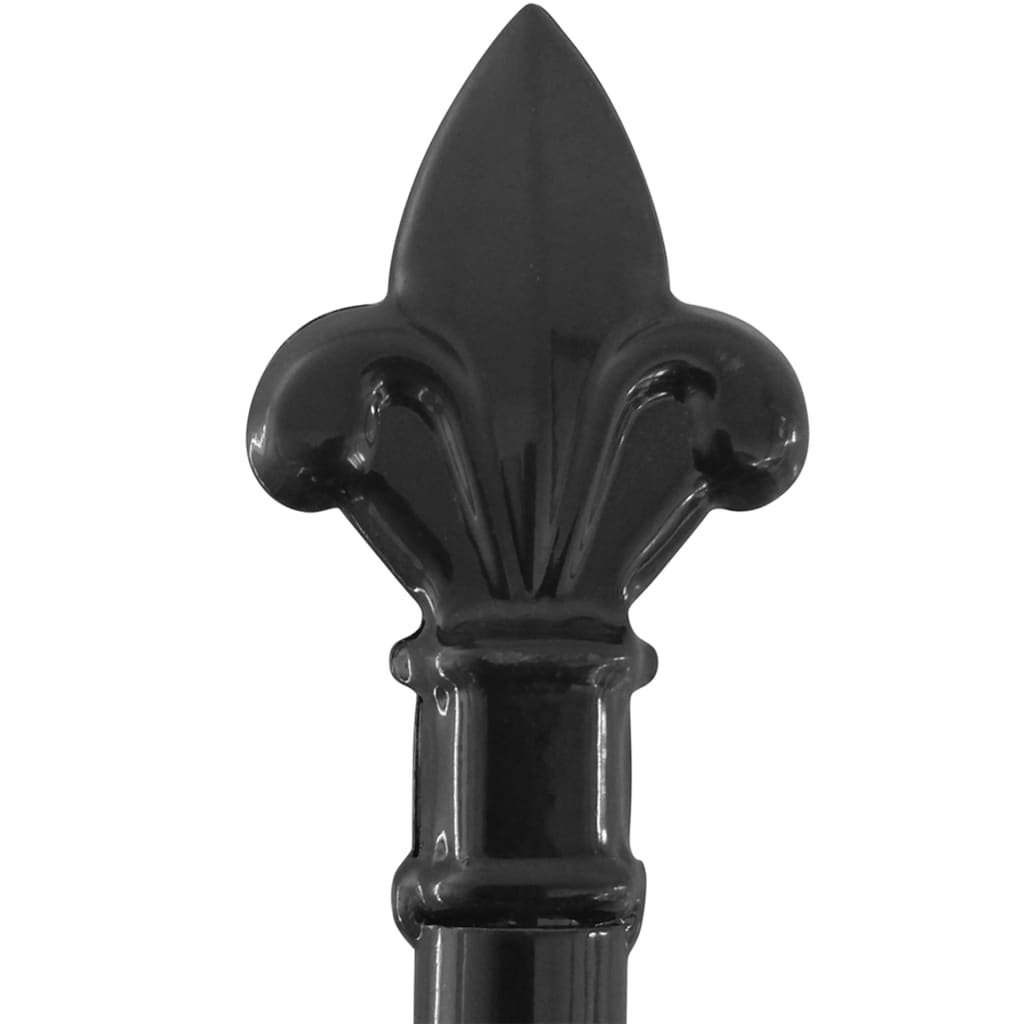 Dubbelgrind med spjut-toppar 400x200 cm