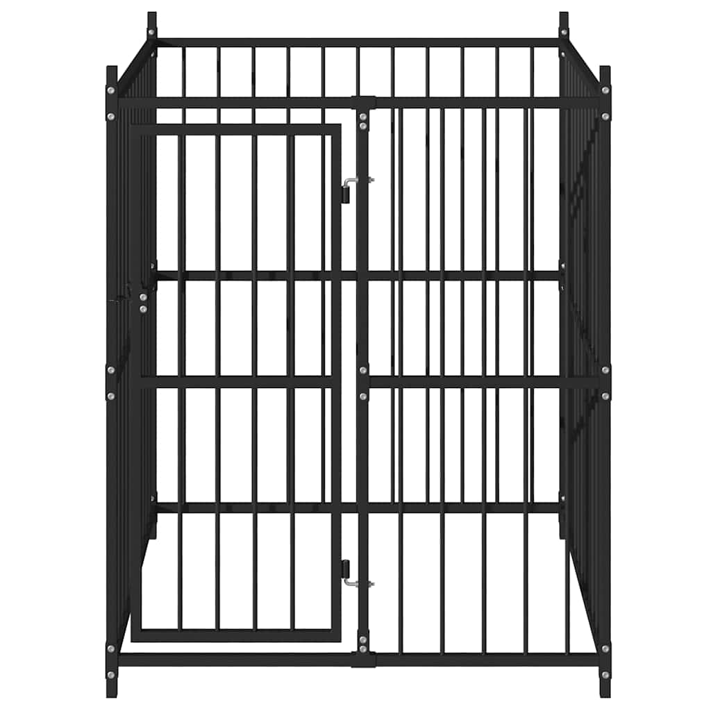 Hundgård för utomhusbruk 120x120x150 cm