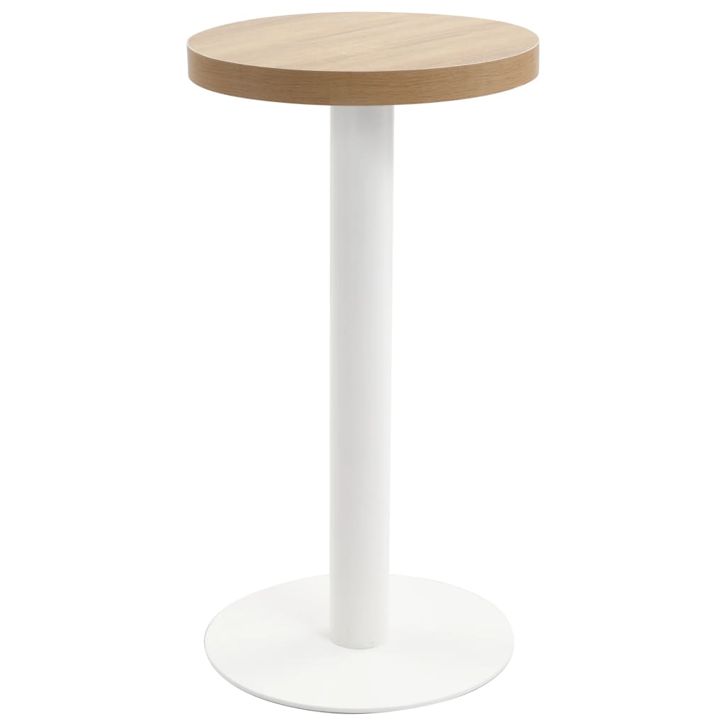 Bistrobord ljusbrun 40 cm MDF