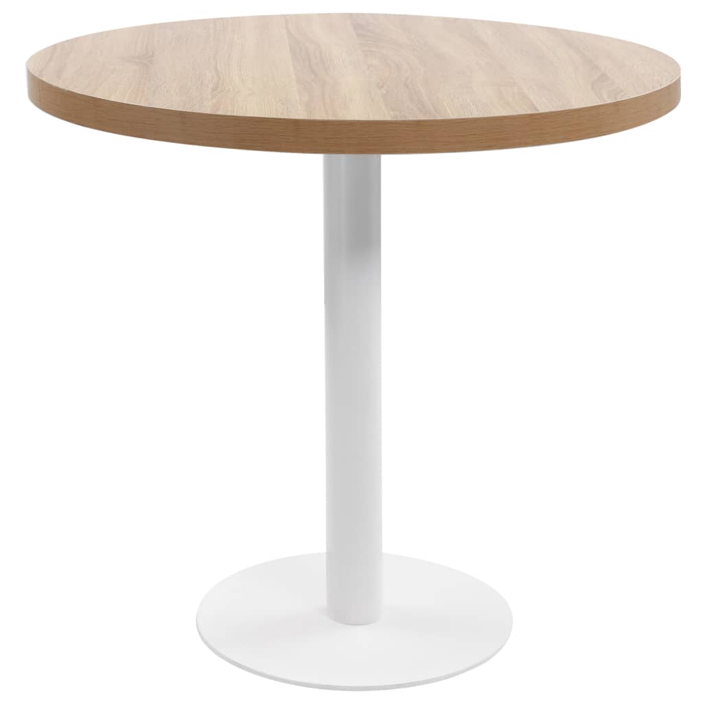 Bistrobord ljusbrun 80 cm MDF