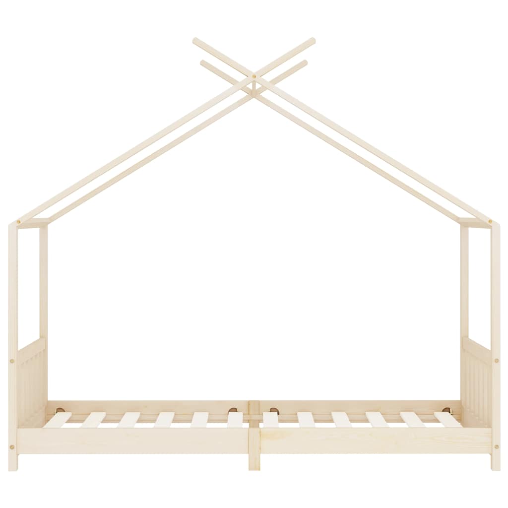 Barnsäng massiv furu 90x200 cm