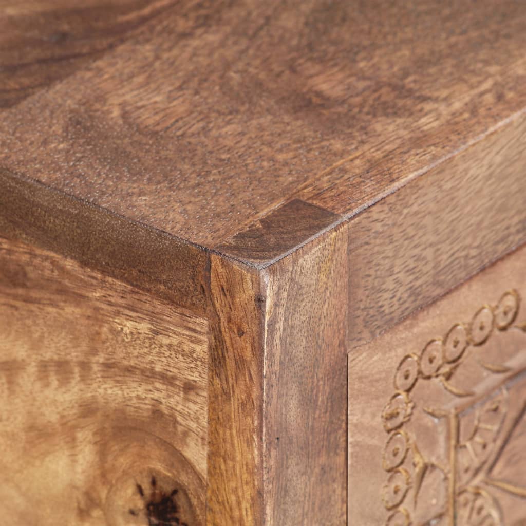 Avlastningsbord 90x30x75 cm massivt mangoträ