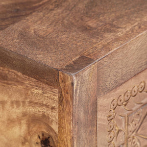 Avlastningsbord 90x30x75 cm massivt mangoträ