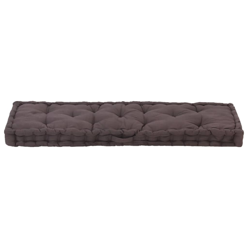 Dyna till pallsoffa bomull 120x40x7 cm antracit
