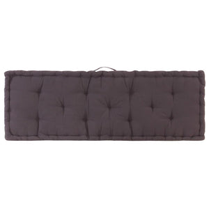 Dyna till pallsoffa bomull 120x40x7 cm antracit