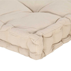 Dyna till pallsoffa bomull 120x40x7 cm beige