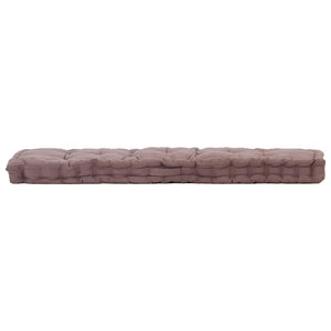Dyna till pallsoffa bomull 120x40x7 cm taupe