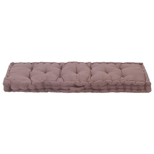 Dyna till pallsoffa bomull 120x40x7 cm taupe