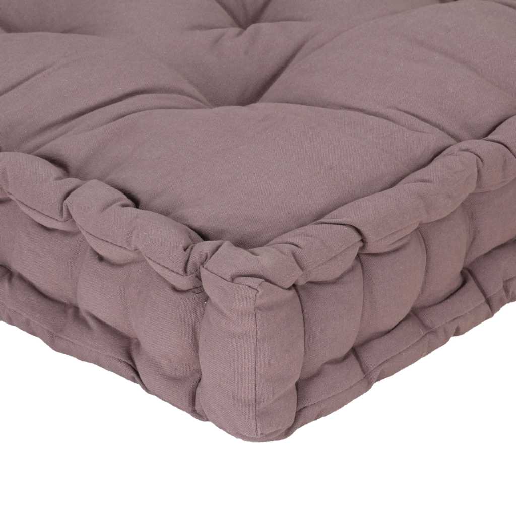 Dyna till pallsoffa bomull 120x40x7 cm taupe