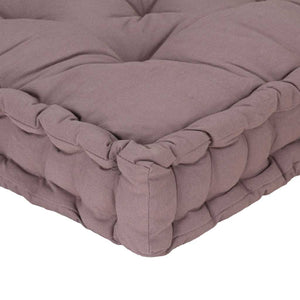 Dyna till pallsoffa bomull 120x40x7 cm taupe