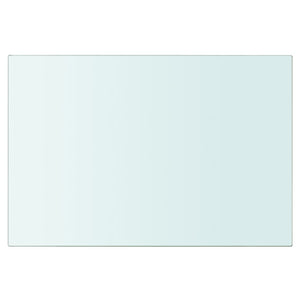 Hyllplan 2 st glas genomskinlig 20x25 cm