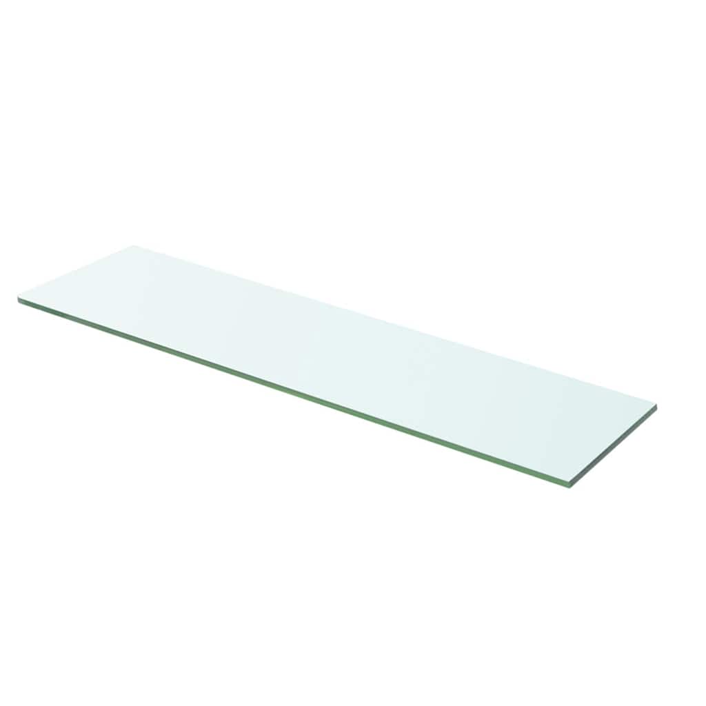 Hyllplan 2 st glas genomskinlig 60x12 cm