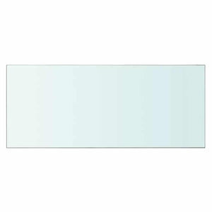 Hyllplan 2 st glas genomskinlig 70x30 cm