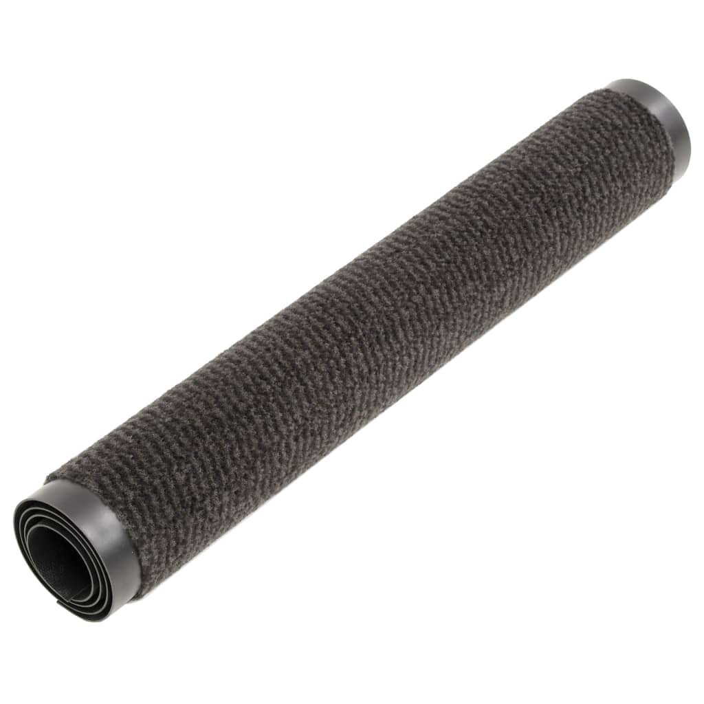 Dörrmattor 2 st rektangulär tuftad 120x180 cm svart