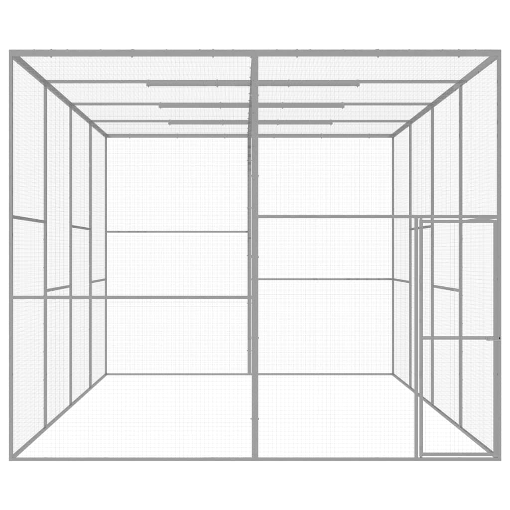 Kattbur 6x3x2,5 m galvaniserat stål