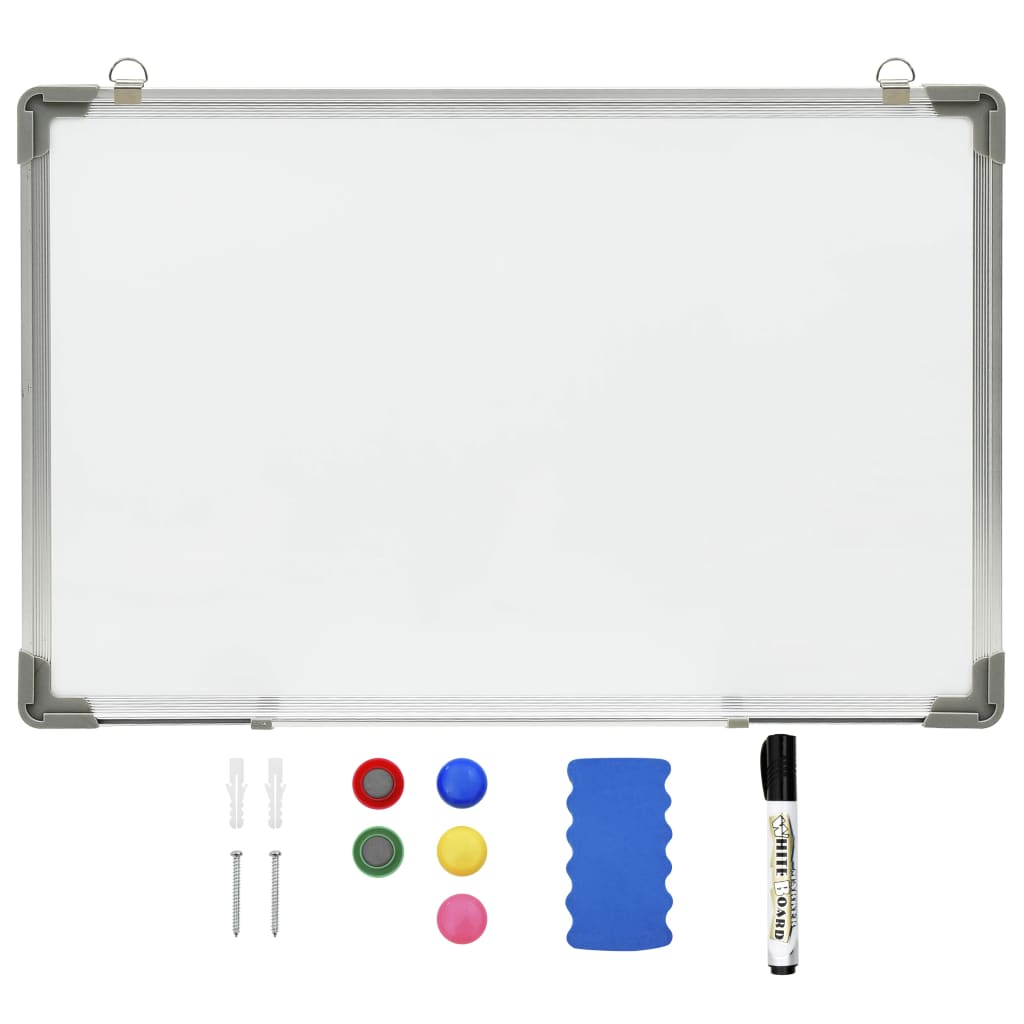 Magnetisk whiteboard vit 50x35 cm stål