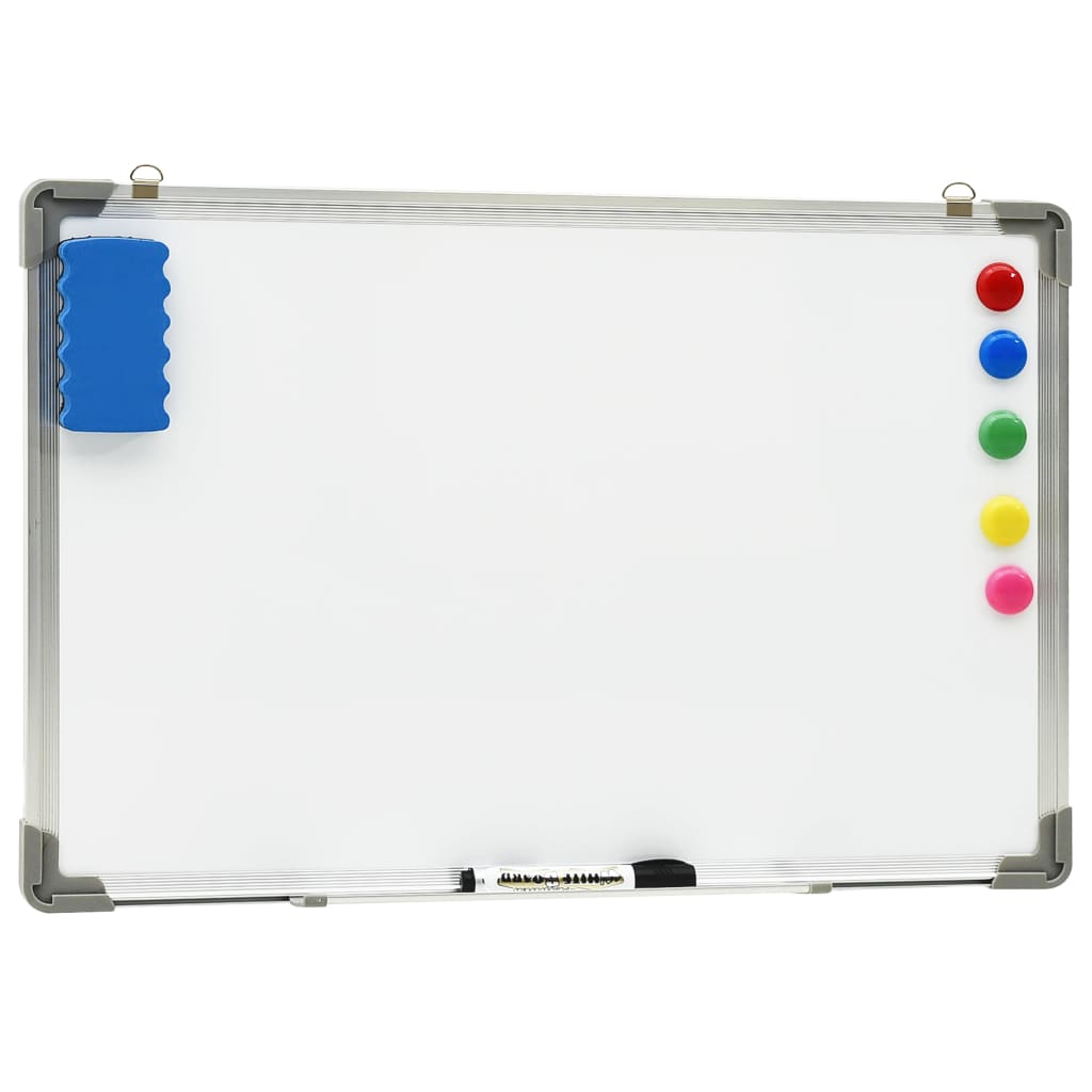 Magnetisk whiteboard vit 60x40 cm stål