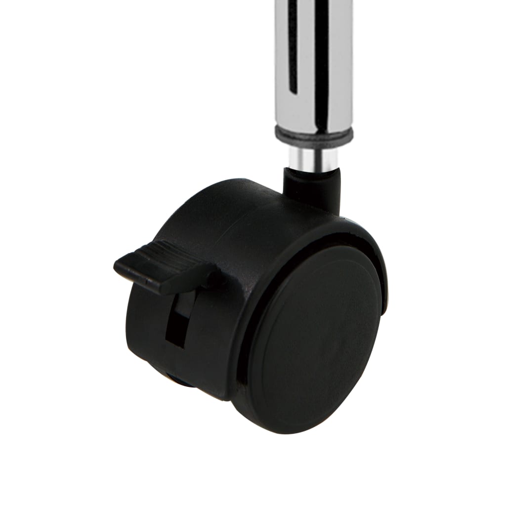 Förvaringsvagn 4 lådor svart plast