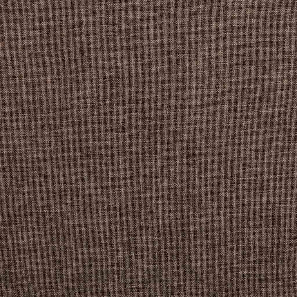 Mörkläggningsgardin med krokar linnelook 2 st taupe 140x175 cm