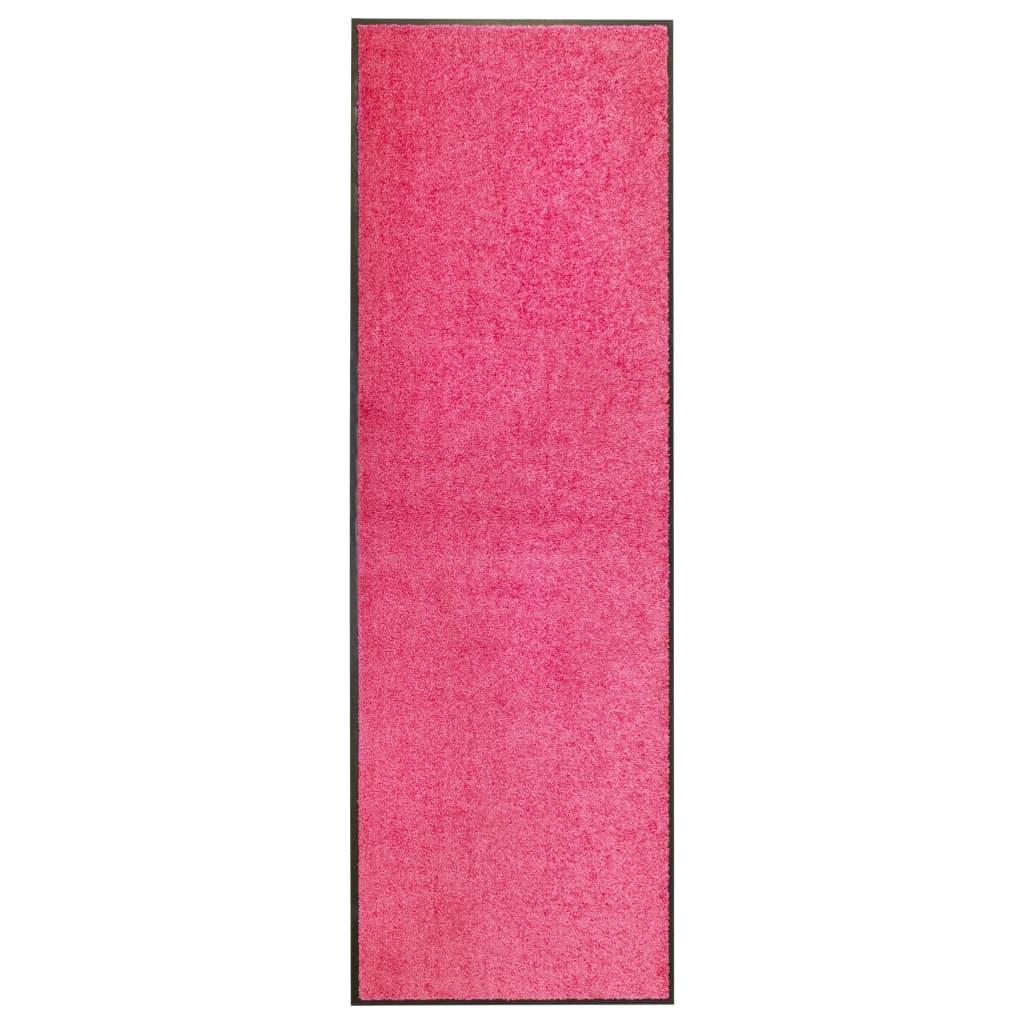 Dörrmatta tvättbar rosa 60x180 cm