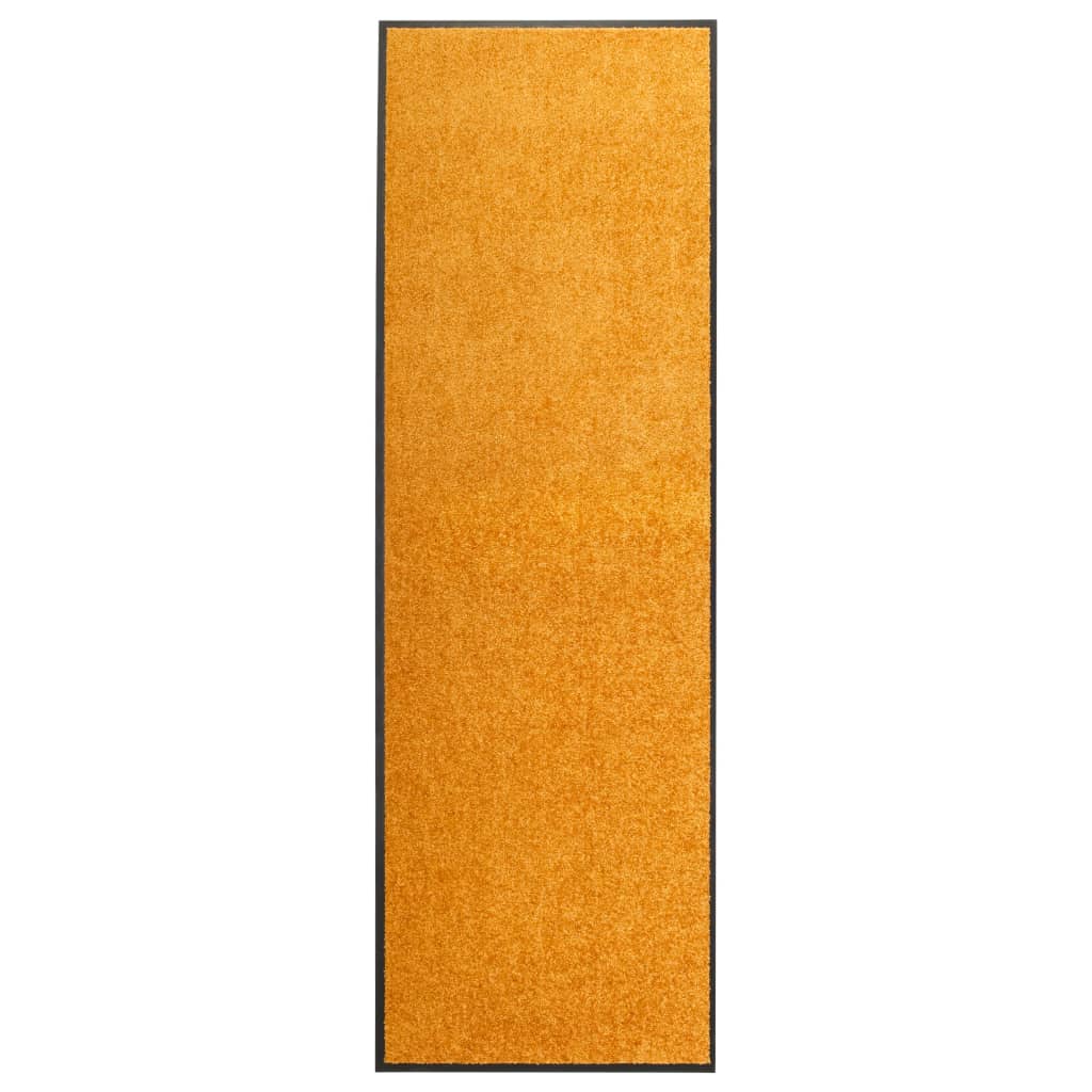 Dörrmatta tvättbar orange 60x180 cm