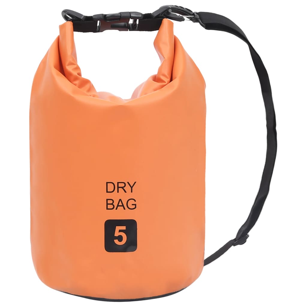 Vattentät packpåse orange 5 L PVC