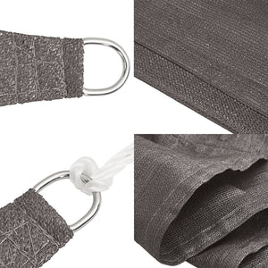 Solsegel 160 g/m² antracit 2,5x2,5 m HDPE