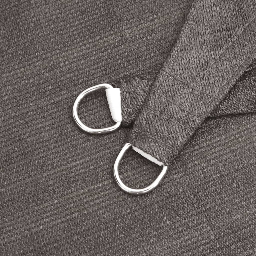 Solsegel 160 g/m² antracit 2,5x5 m HDPE