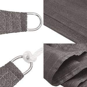 Solsegel 160 g/m² antracit 3x4 m HDPE