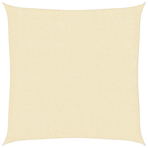 Solsegel 160 g/m² gräddvit 3x3 m HDPE