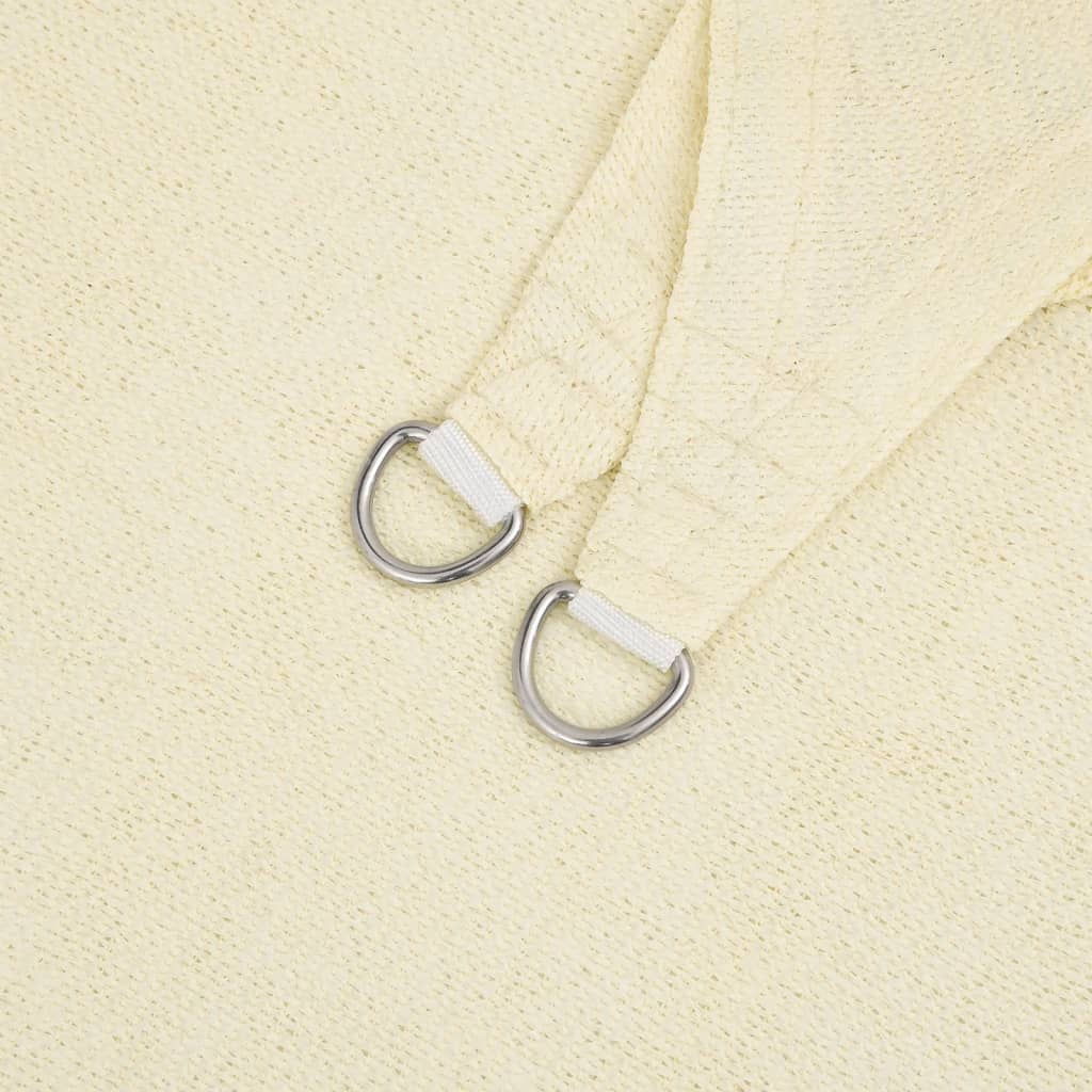 Solsegel 160 g/m² gräddvit 3x3 m HDPE