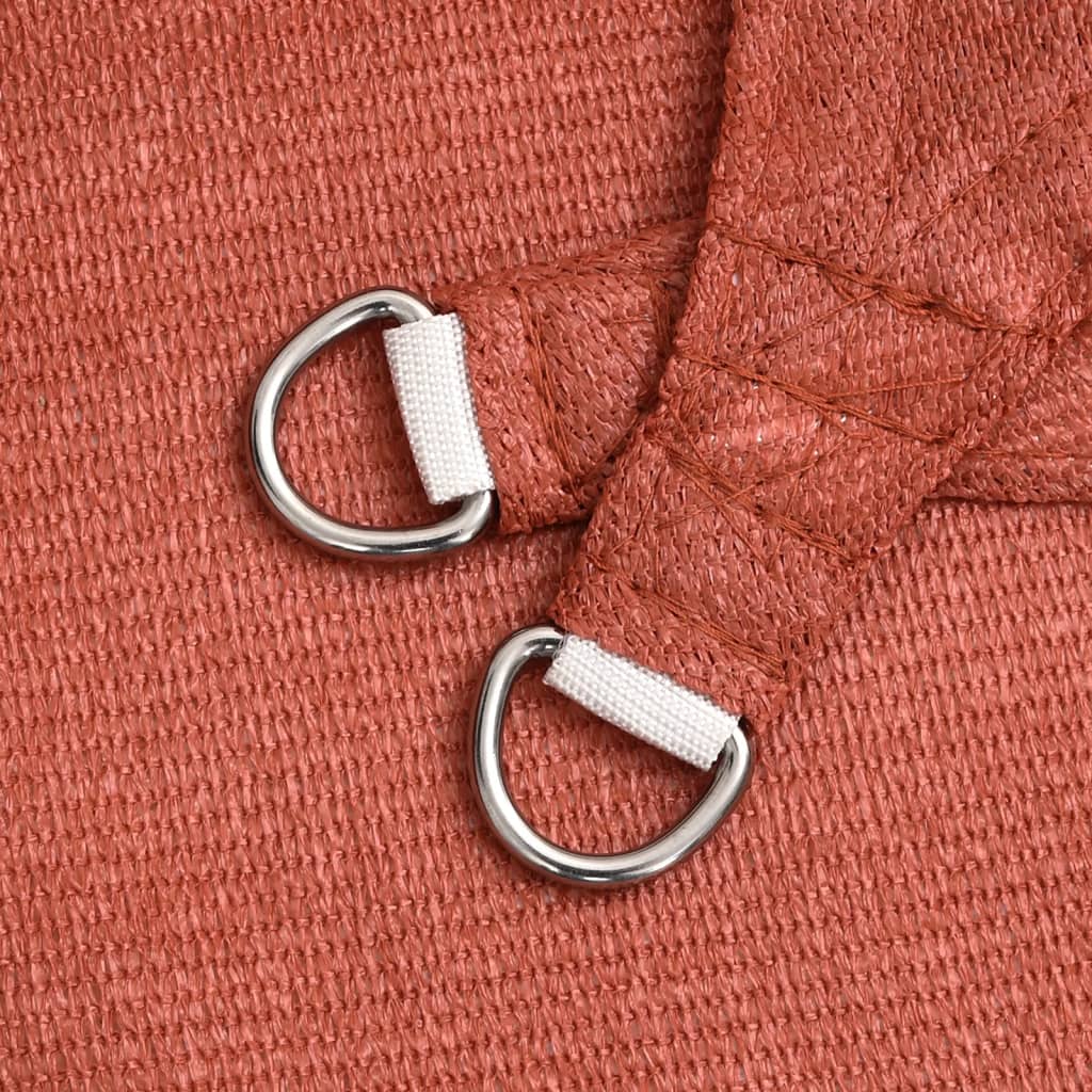 Solsegel 160 g/m² terrakotta 2,5x5 m HDPE