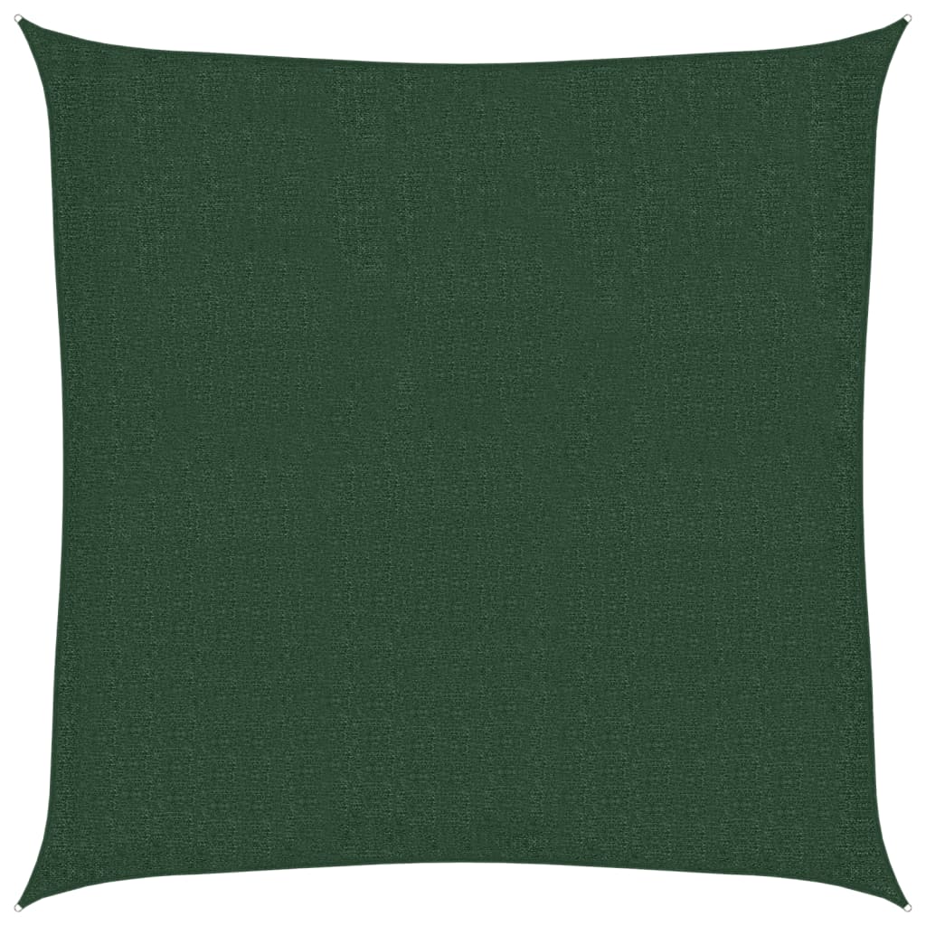 Solsegel 160 g/m² mörkgrön 3x3 m HDPE