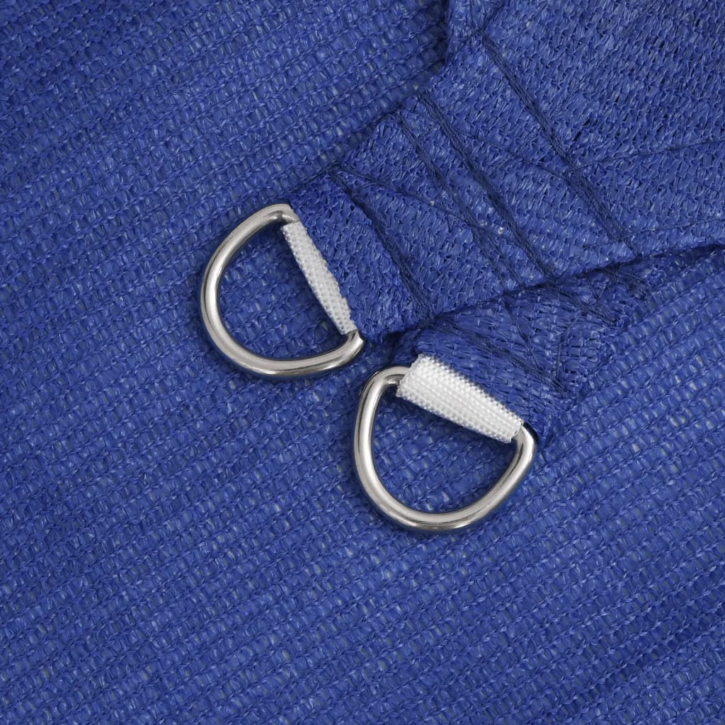 Solsegel 160 g/m² rektangulär blå 2,5x5 m HDPE