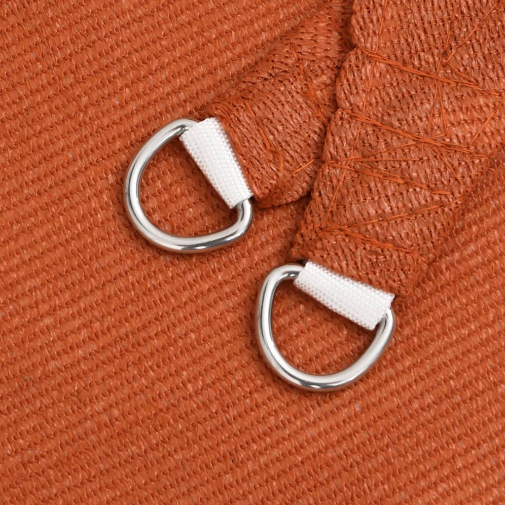 Solsegel 160 g/m² rektangulär orange 3x5 m HDPE