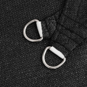 Solsegel 160 g/m² svart 4x4 m HDPE