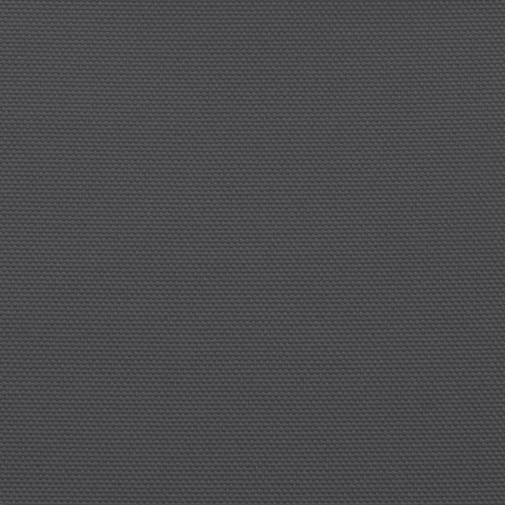 Solsegel oxfordtyg rektangulärt 5x6 m antracit