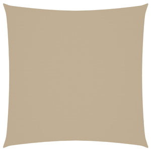 Solsegel oxfordtyg fyrkantigt 4x4 m beige - njoyroom