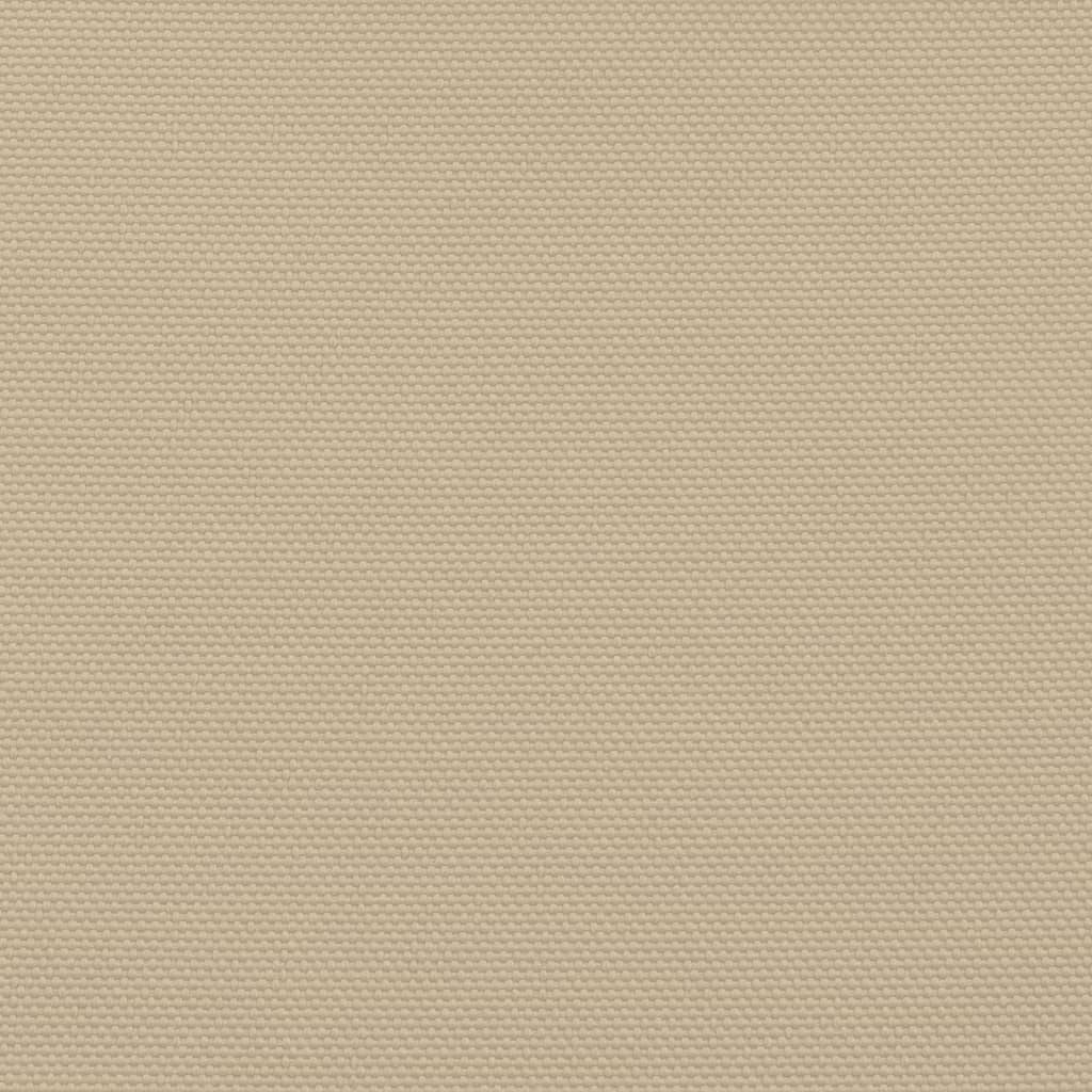 Solsegel oxfordtyg fyrkantigt 4x4 m beige - njoyroom