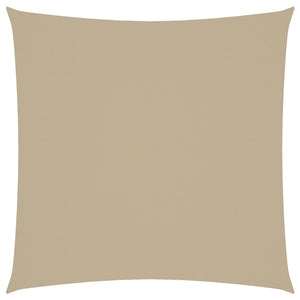 Solsegel oxfordtyg fyrkantigt 4,5x4,5 m beige - njoyroom