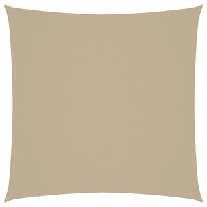 Solsegel oxfordtyg fyrkantigt 5x5 m beige - njoyroom