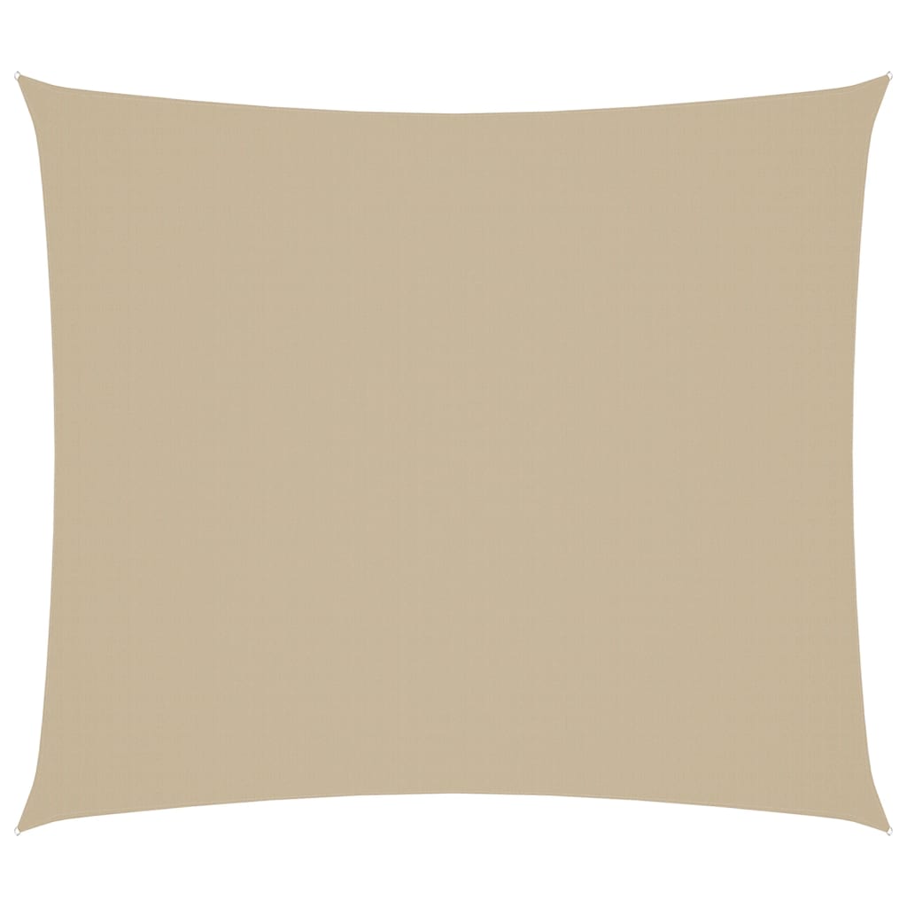 Solsegel oxfordtyg rektangulärt 2x2,5 m beige - njoyroom