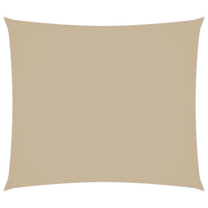 Solsegel oxfordtyg rektangulärt 2x2,5 m beige - njoyroom