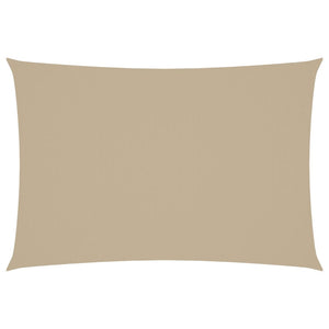 Solsegel oxfordtyg rektangulärt 3x5 m beige - njoyroom