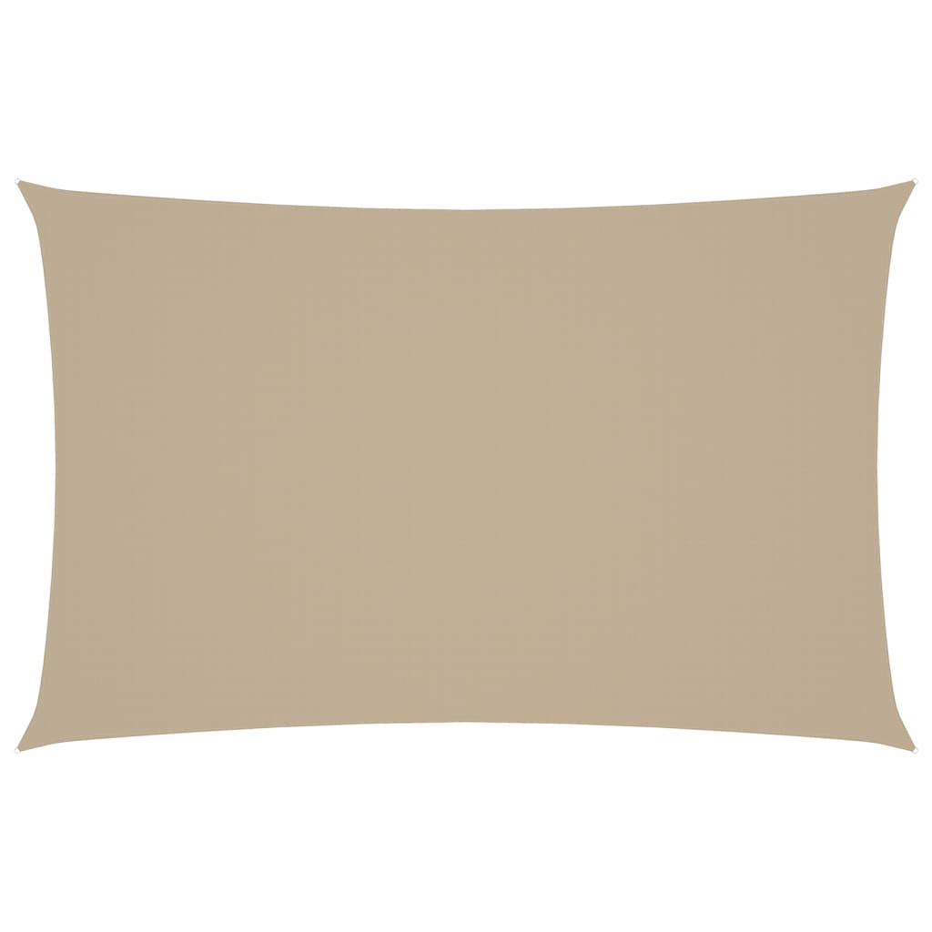 Solsegel oxfordtyg rektangulärt 5x8 m beige