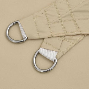 Solsegel oxfordtyg rektangulärt 5x8 m beige